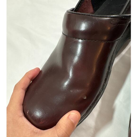 Dansko Womens 41 10.5-11 Professional Clog Cordovan Cabrio Leather Comfortable - Picture 5 of 10